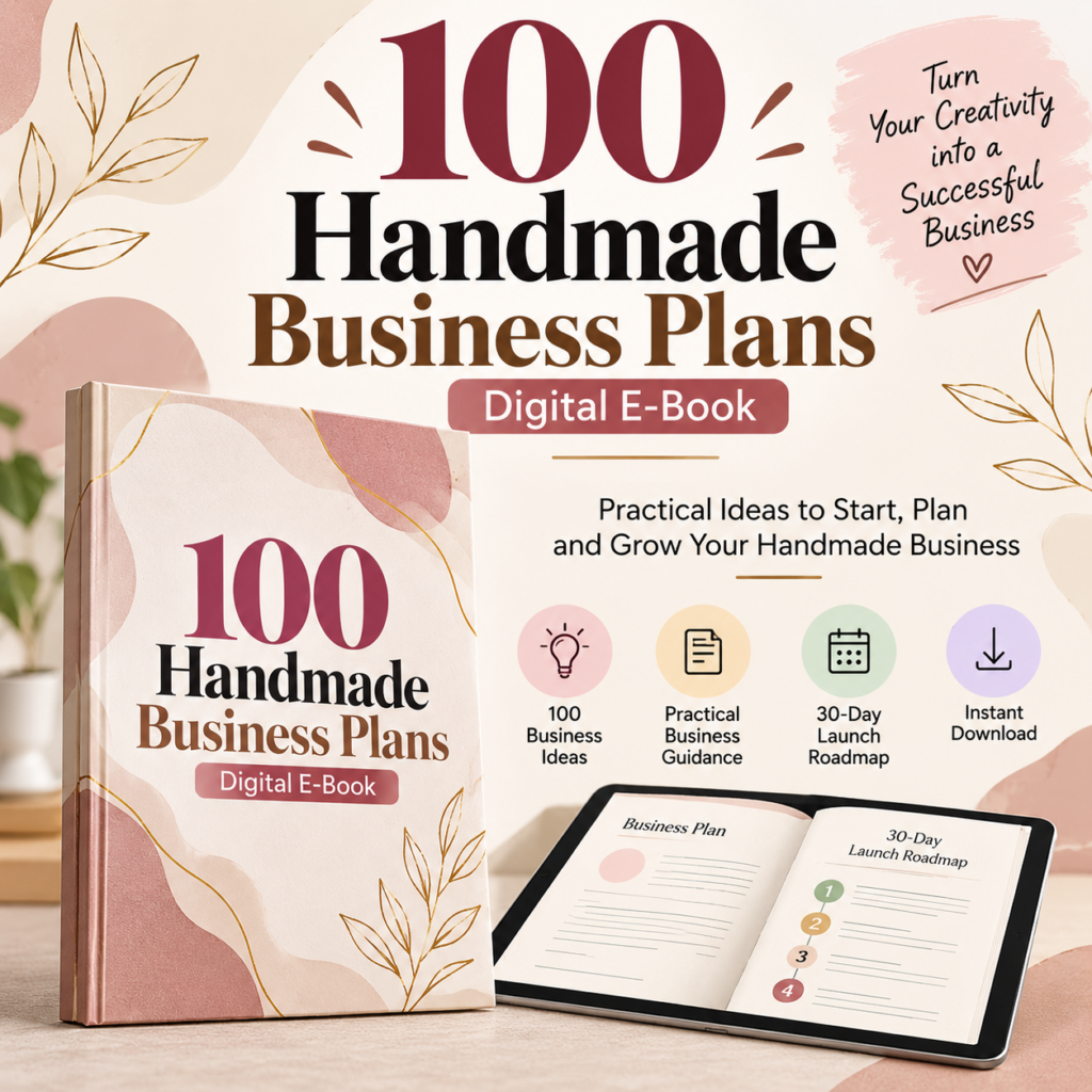 100 Handmade Business Plans – Digital E-Book